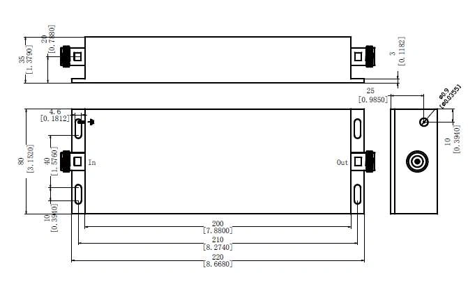 Bandpass RF Filters DCI-25-LP-NF