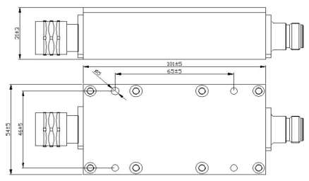 Bandpass RF Filters DCI-5456-NFM