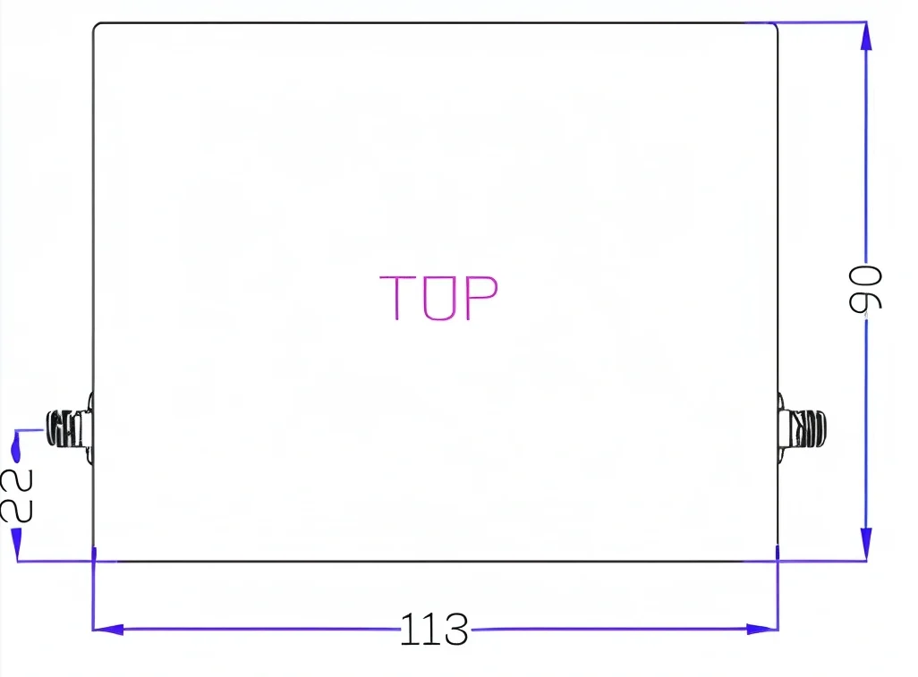 Bandpass RF Filters DCI-BF8K-500SMAF