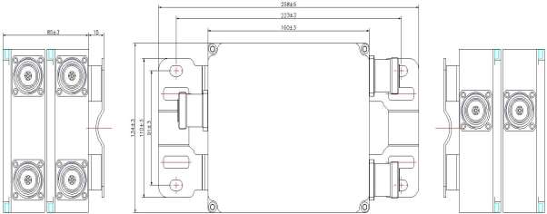 Diplexer RF Filters DCI-DP1718-1926-DF