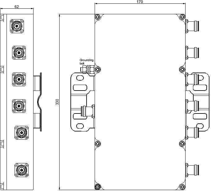 Hexaplexer RF Filters DCI-HP-6B6159-41F