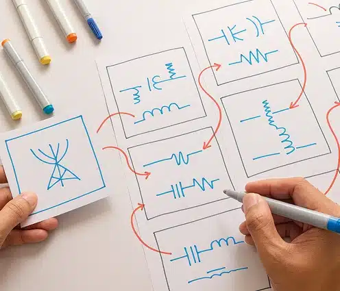 RF circuit and antenna concept sketches demonstrating rapid prototyping and design workflows